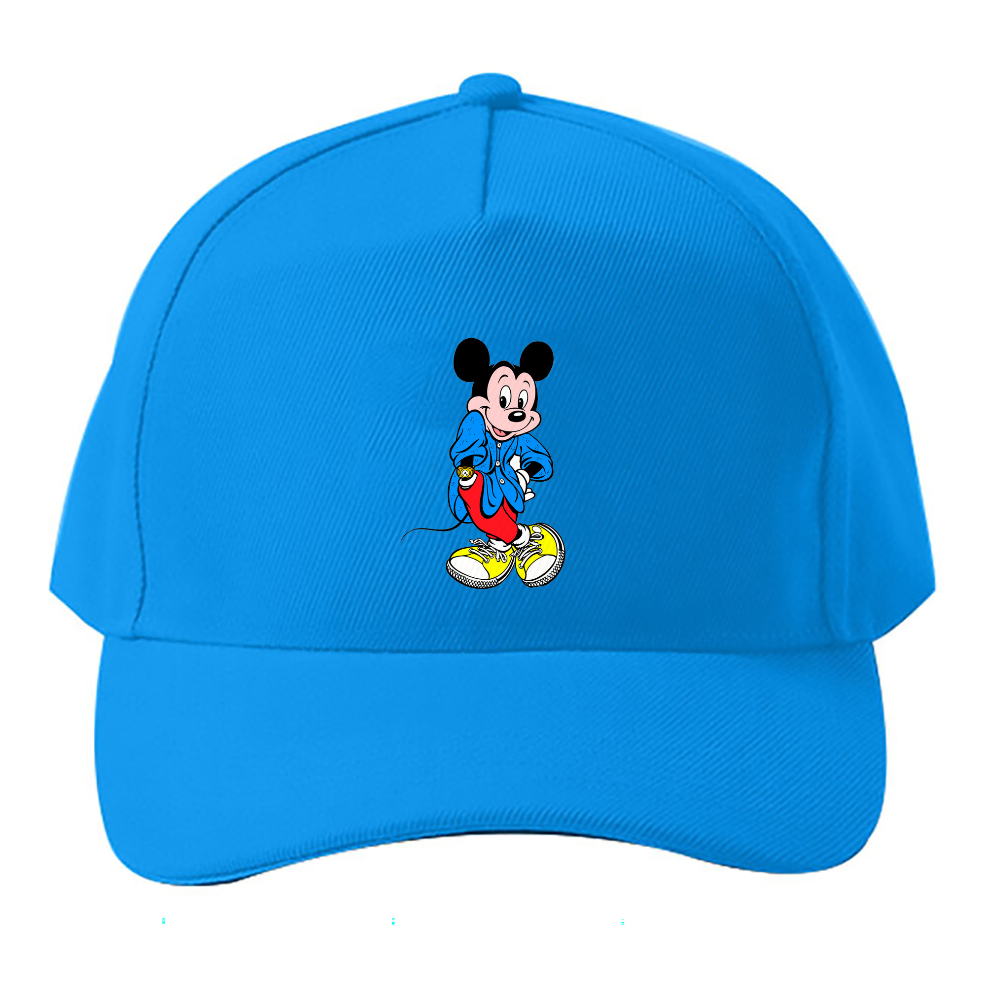 （画像用） ミッキーマウス Mickey Mouse ベースボールキャップ 綿100％ 男女兼用 帽子 スポーツ